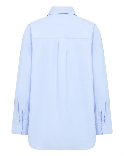 Leveté Room - LR - Sage 2 Skjorte - Sky Blue